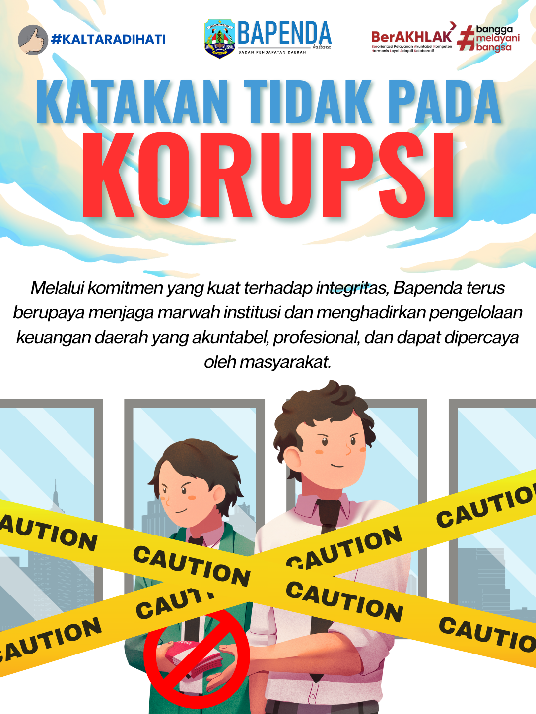 Jujur dalam Tugas, Bersih dalam Pelayanan: Komitmen Anti Korupsi Bapenda Kaltara