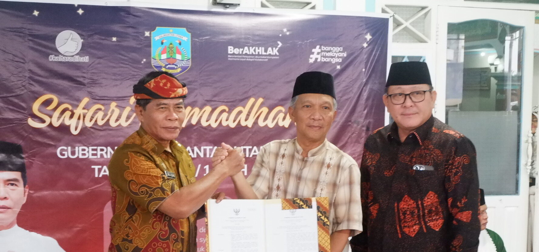 Safari Ramadhan & Penyerahan Dana Bagi Hasil Pajak Daerah di Tarakan